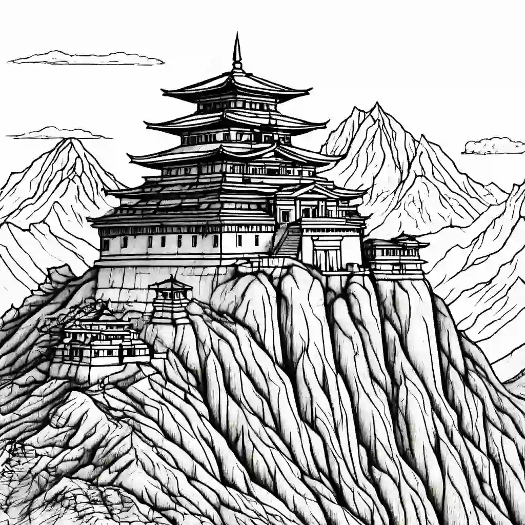 Kanchenjunga coloring pages